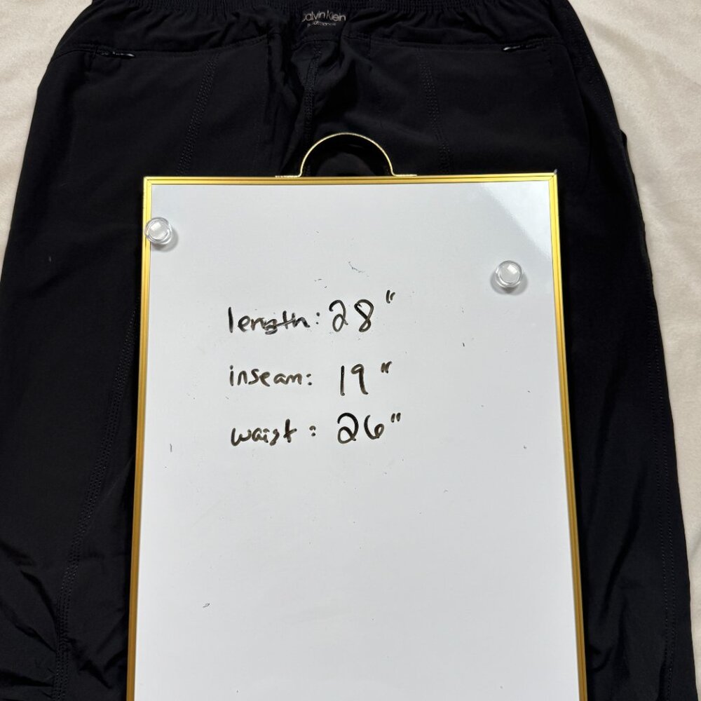 Calvin Klein performance stretch cropped leggings size XS Black moisture wicking - Picture 13 of 13